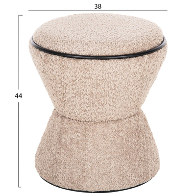 Stol Linner bouclé (HM9604.08), bezhë/ zezë