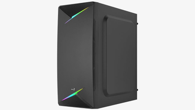 Kornizë kompjuteri Aerocool Talon FRGB Mid Tower, RGB, panel anësor akrilik, e zezë