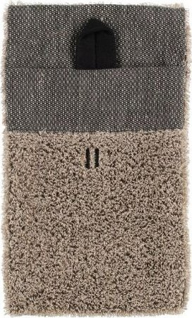 Dorezë larëse banjo Rento Linen Terry, 14 x 24 cm, dyngjyrëshe bezhë gri