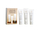 Set për flokë Innersense Innersense Healthy Hair Treatment Trio, maskë detox, 59.1 ml + maskë hidratuese, 59.1 ml + maskë riparuese, 59.1 ml