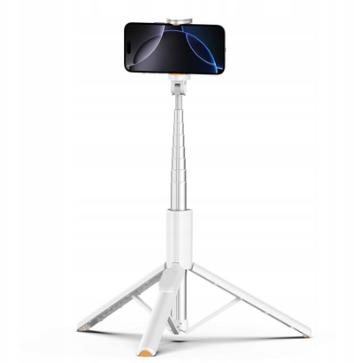 Selfie stick tripod Tech-Protect L09S, Bluetooth, me telekomandë, i bardh