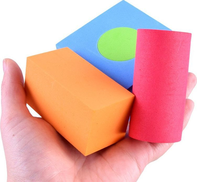 Lodër ndërtimi Xie Jia Safe Blocks, 80 pjesë, shkumë, shumëngjyrëshe