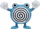 Figurë lodër Pokemon Poliwhirl Battle Figure, 3", plastike, blu