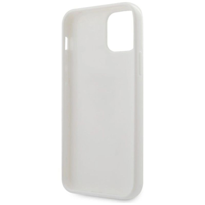 Kuti mbrojtëse Guess Marble për iPhone 12 mini, hard case, e bardhë