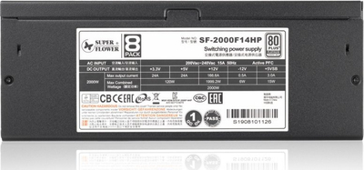 Burim energjie Super Flower Leadex Platinum SF-2000F14HP(BK ATX, 2000W