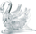 Puzzle 3D HCM Kinzel Swan, 44 copa, mjellmë transparente