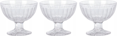 Set tasa qelqi për embëlsira, 6 copë, transparent