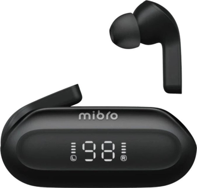 Kufje pa tela Xiaomi Mibro Earbuds 3, in-ear, me ekran digjital, të zeza