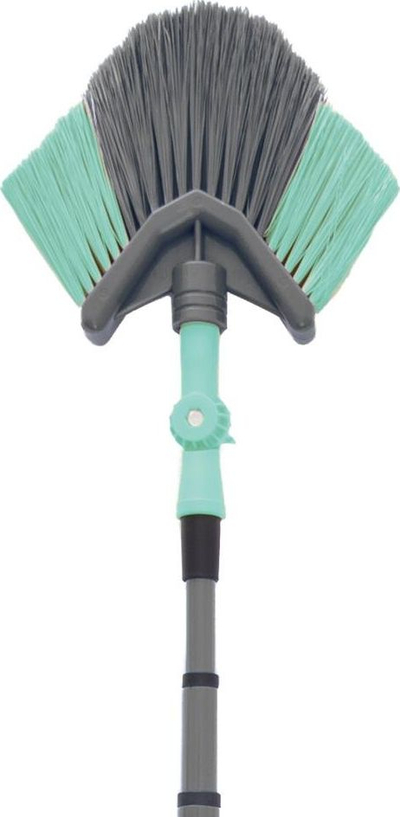 Fshesë teleskopike Orion Broom Triangular, koka trekëndëshe, bisht deri 375 cm, e bardhë