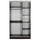 Dollap rrëshqitës Adler HM2460.02, 120x60x220 cm, me pasqyrë, wenge i errët