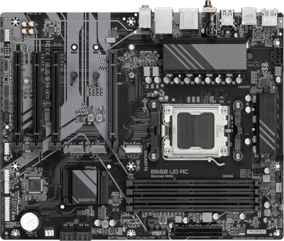 Plakë mëmë Gigabyte B650 UD AC, socket AM5, DDR5, e zezë