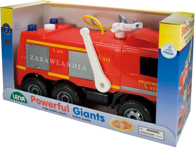 Lodër Lena Fire Department, 64cm, e kuqe