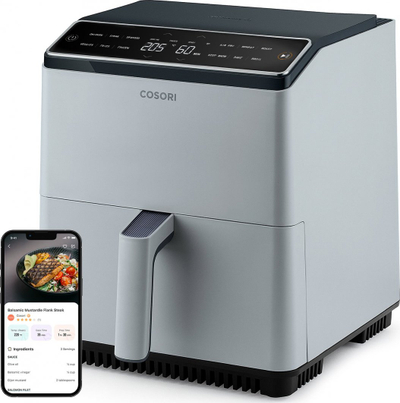 Fritezë ajri Cosori Dual Blaze Chef Edition, 6.4L, 1750W, gri
