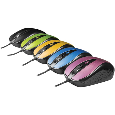 Maus YENKEE YMS 1025BE - USB, e zezë/kaltër