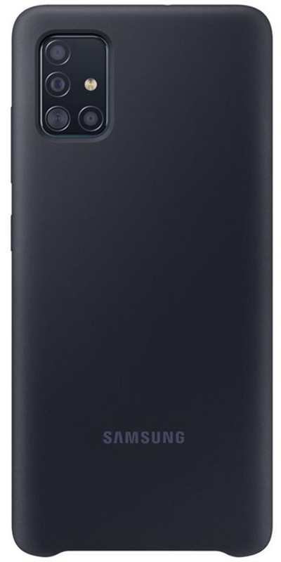 Mbrojtëse silikoni Samsung për  Samsung Galaxy A51, e zezë