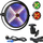 Reflektor skenik Evolights Lumen X, 320W, RGB Warm White, i zi