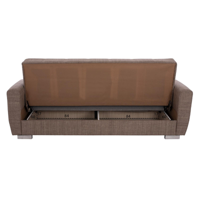 Divan-Shtrat 3 ulëse, 215×80×77 cm HM3240.02, bezhë
