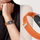 Rrip ore Tech-Protect Nylon Pro për Xiaomi Smart Band 8 9 10, najlon i mirë, mbyllje metalike, i zi me portokalli