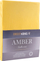 Çarçaf me lastik DecoKing Amber Collection, pambuk, 160–180x200 cm, i verdhë