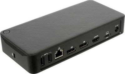 Docking station për laptop Targus DOCK460EUZ, USB4, deri 3 monitorë, i zi