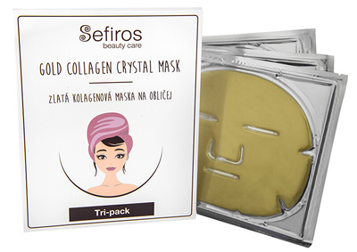 Maskë për fytyrë Sefiros  Gold Collagen 3 copë