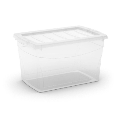Kuti ruajtëse Omnibox M, 30L, transparente