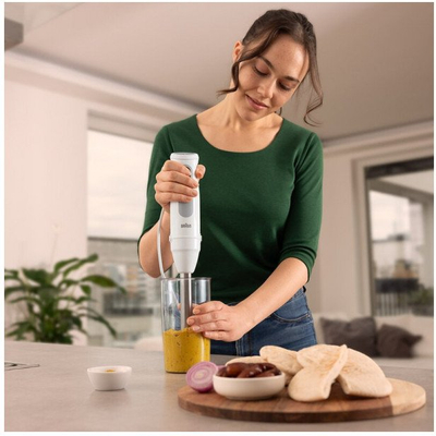 Blender dore Braun Multiquick 5 MQ50.236.M, 1000W, enë me grirës, inox