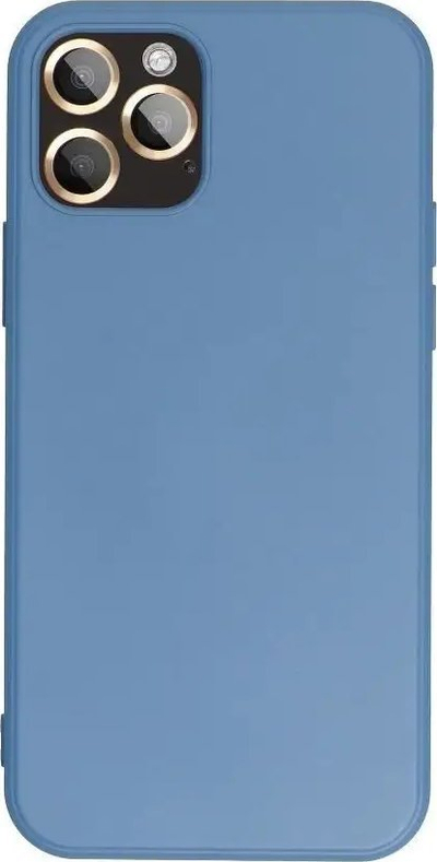 Kuti silikoni për telefon Samsung Galaxy S21 FE, soft touch, blu