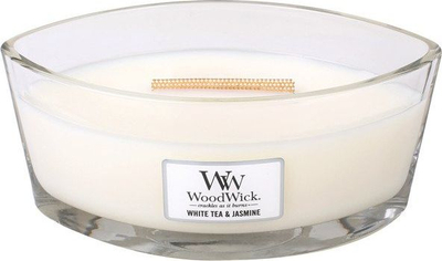 Qiri WoodWick White Tea & Jasmine Elipse, 453.6g