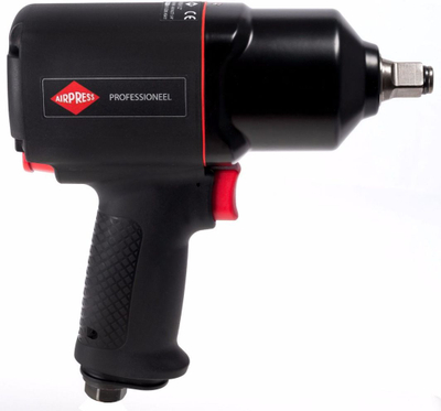 Çelës pneumatike me goditje Airpress, 1/2", e zezë / kuqe (45411)