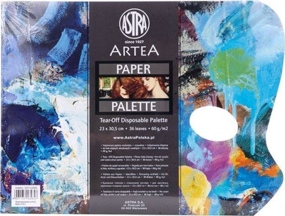 Paletë letre për pikturë Astra Artea, 23x30.5 cm, 36 fletë 60 g/m², shumëngjyrëshe
