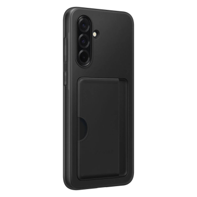 Këllëf telefoni Samsung Card Slot për Galaxy A36, mbrojtës, me mbajtëse karte, i zi