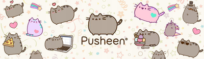 Set stilolapsa xhel Pusheen Colorful, 6 copë, me kuti, shumëngjyrëshe
