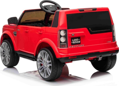 Makine elektrike per femije Ramiz Land Rover Discovery, telekomande, targe dekorative, e kuqe