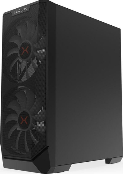 Kasë kompjuteri Krux Vortex ARGB (KRX0094), e zezë