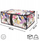 Kuti ruajtëse Floral Beauty Blanket Case, me zinxhir, me dorezë anësore, me motiv lulesh