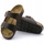Sandale Birkenstock Arizona Waxy Leather, lëkurë, shollë ortopedike, kafe