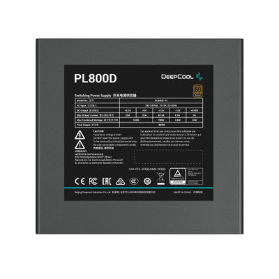 Furnizues energjie DeepCool PL800D, 800W, ATX 20+4 pin, i zi
