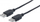 Kabllo USB-A në USB-A Manhattan, 1m, e zezë