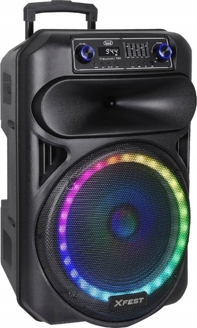 Kuti zani Trevi XF1560, 15", Bluetooth, me mikrofonë wireless, e zezë