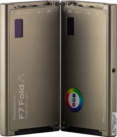 Dолна светилка ЛЕД Falcon Eyes F7 Fold, 24W, РГБ, црна