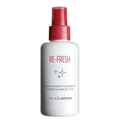 Sprej për fytyrë Clarins Re-Fresh Hydrating Beauty Mist, 100 ml