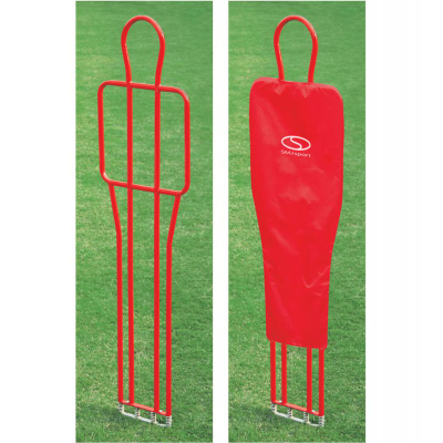 Mur stërvitor futbolli PDM SP180L4, 180 cm, me mbulesë, i kuq
