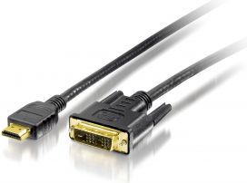 Kabllo Equip HDMI - DVI-D, 2m, e zezë