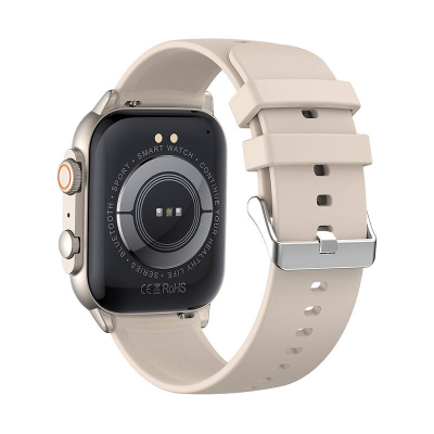 Smartwatch Colmi C81, ekran 2.0" AMOLED, IP68, bezhë