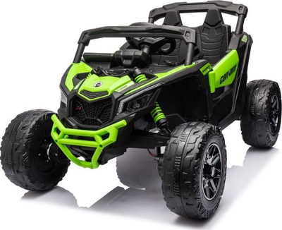 Buggy me bateri LEANToys Can-am DK-CA003, 24V, 4x200W, i gjelbër