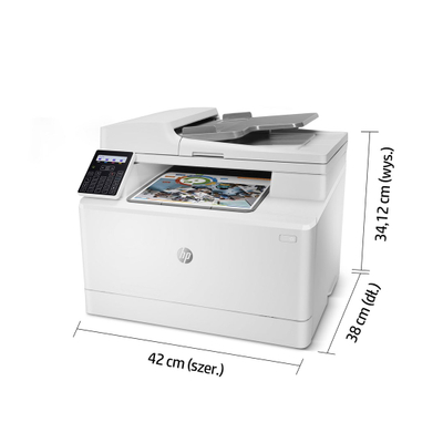 Печатач HP Color LaserJet Pro M183fw, сè-во-едно, бел