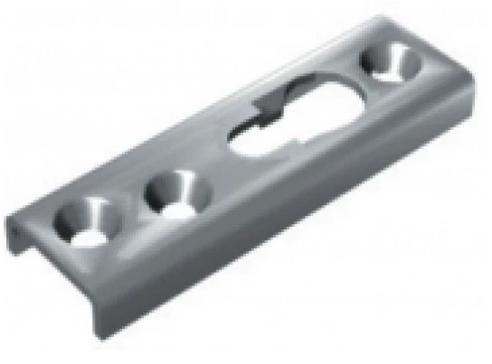 Pllakë montuese dere Rejs WH02.0262.05.038, metal, për dyer rrëshqitëse, argjend