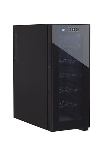 Freskuese për verë Adler AD 8083, 33L, 12‑18°C, e zezë me derë qelqi
