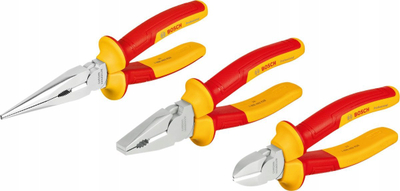 Set darash izolues Bosch Professional VDE, 3 copë, deri 1000V, shumëngjyrësh
